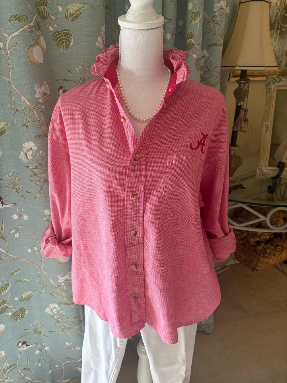Up-cycled Alabama Top